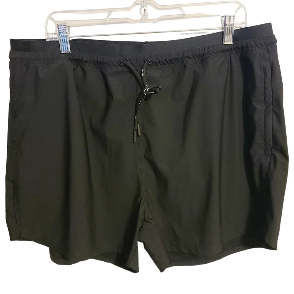 Baleaf | Women's Classic Black Athletic Running Shorts (Size 2XL)